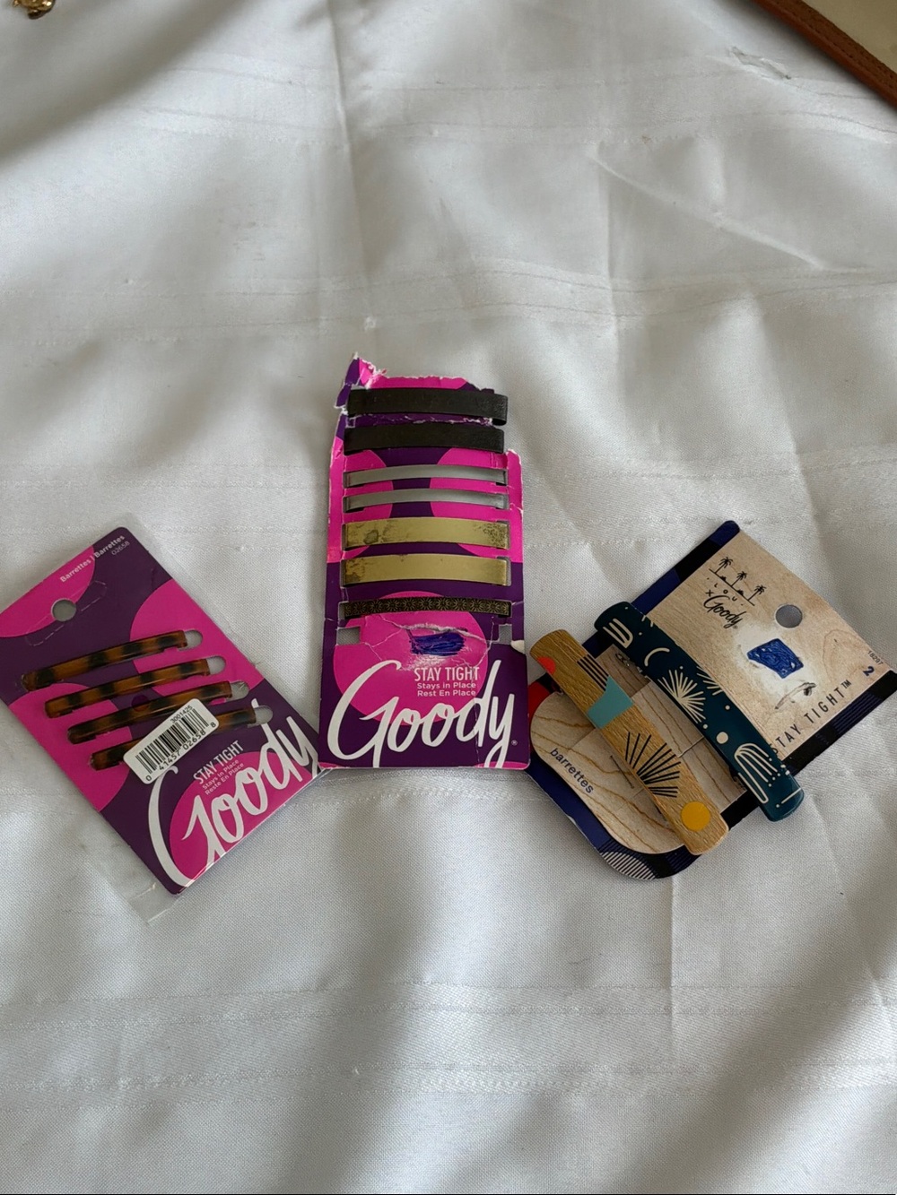 Goody Gold Decorative Hair Clips barrettes lot of 13 women accessories